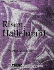 Risen Hallelujah Handbell sheet music cover Thumbnail